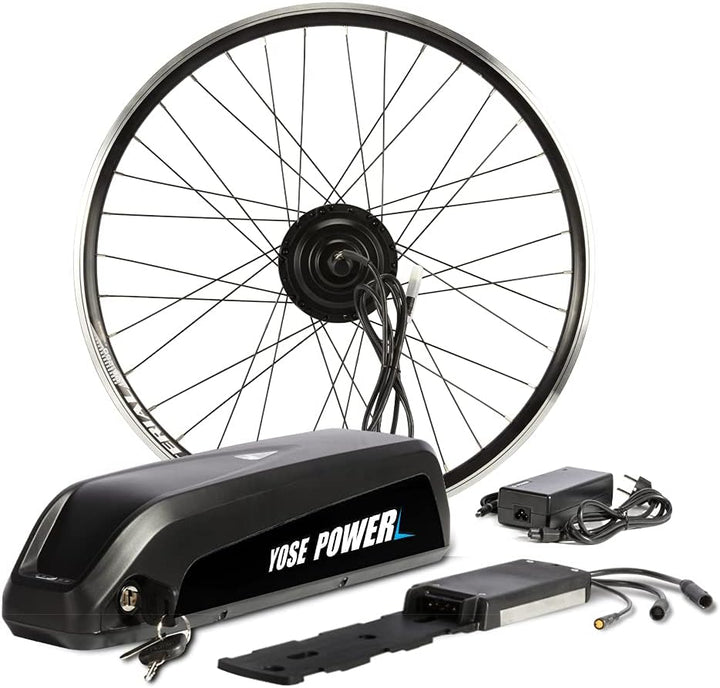 SHIMOST 28 Zoll 700C E-Bike Umbausatz Conversion Kit 36V250W Frontmotor mit 36V15,6Ah Li-ion Batteri