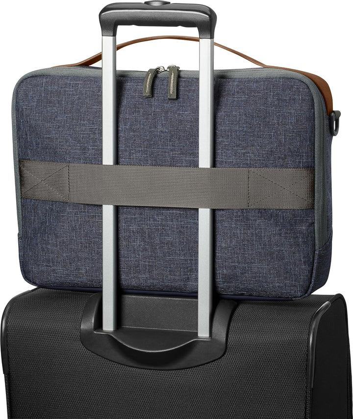 HP Renew Topload Umhängetasche | 15,6 Zoll | Blau | aus Ocean Bound Plastic (OBP)