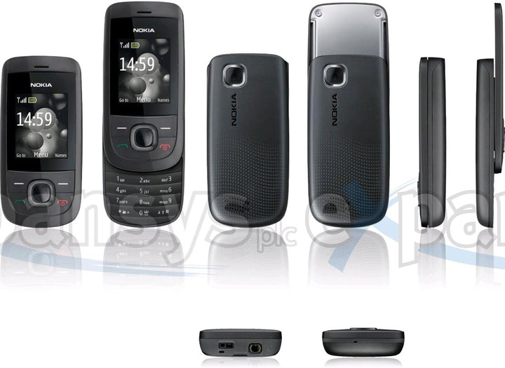 Nokia 2220 slide Handy (MP3, GPRS, Ovi Mail. Flugmodus) graphit, graphit