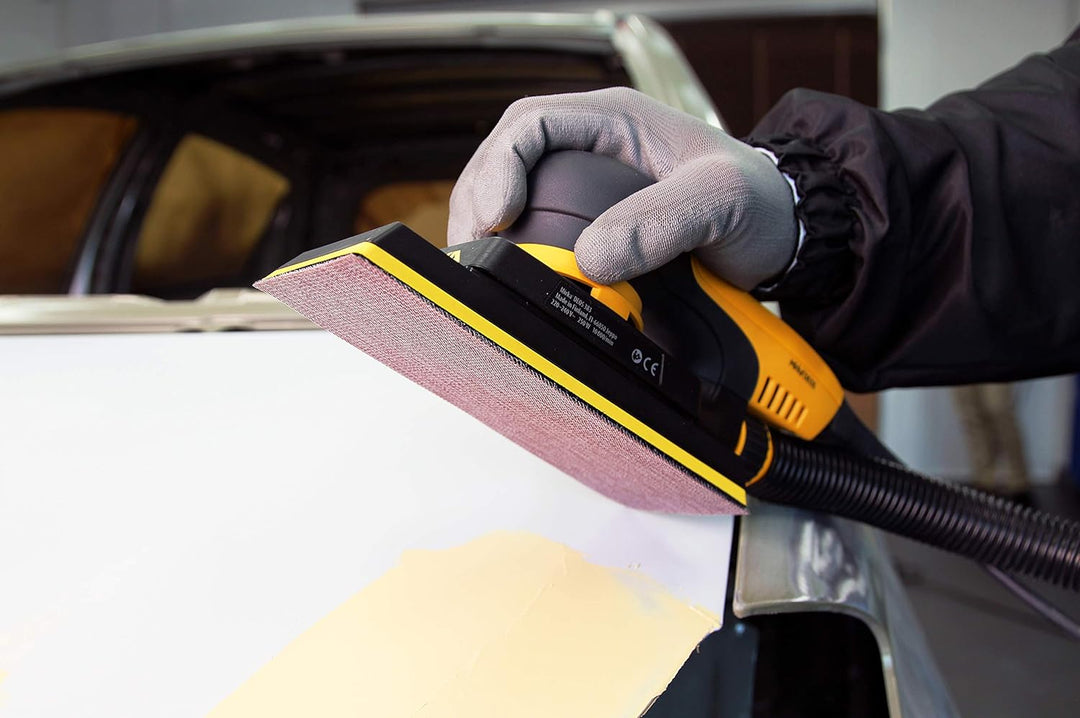 Mirka Abranet Netz-Schleifstreifen 70x198 mm Klett / Korn P180 / 50 Stk / zum Schleifen von Holz, Sp