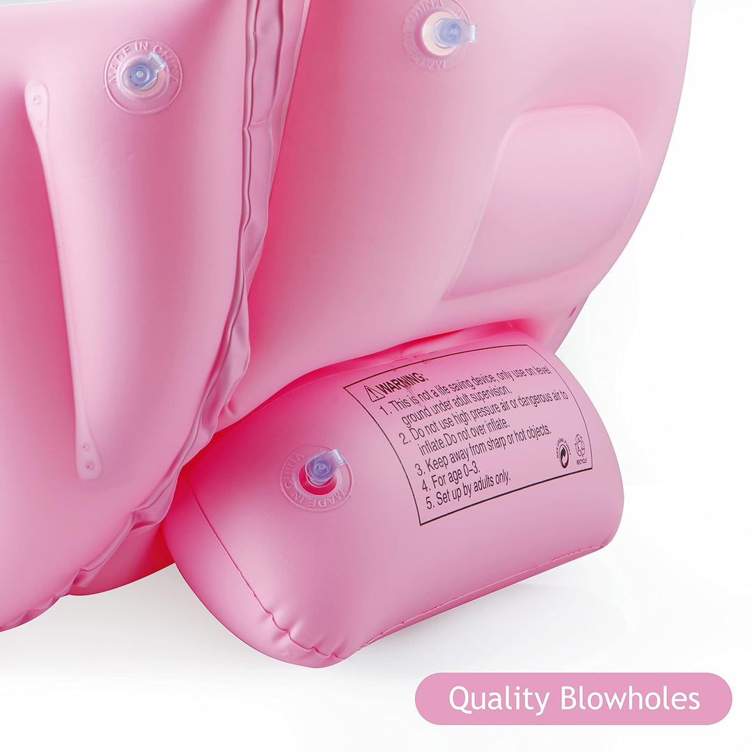PandaEar Aufblasbare Badewanne Baby, Säuglings Kinder Badewanne mit Luftpumpe, Reise Tragbare Babyba