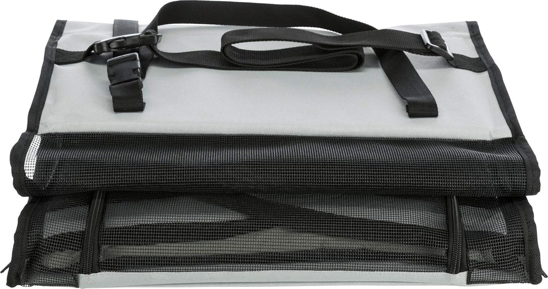 Trixie Autositz, 44 × 37 × 40 cm, Grau/Schwarz