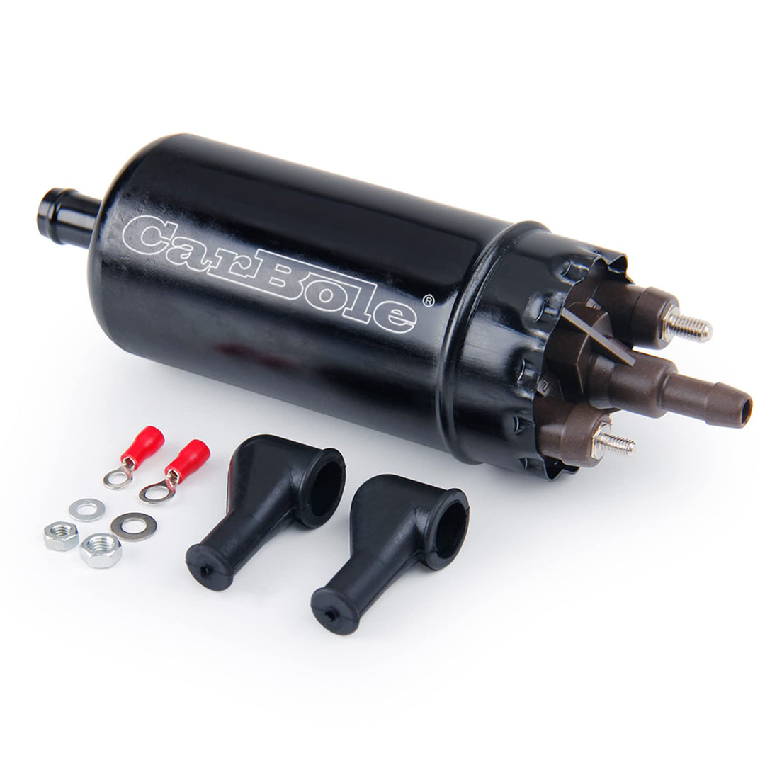CarBole Elektrische Inline-Kraftstoffpumpe 12V,Dieselpumpe 250 bhp,Universal Externe Inline-Kraftsto