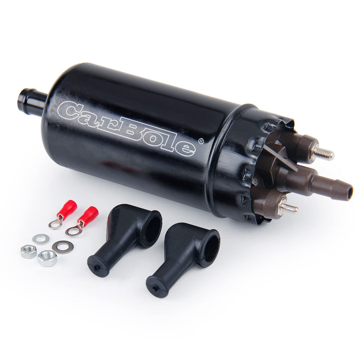CarBole Elektrische Inline-Kraftstoffpumpe 12V,Dieselpumpe 250 bhp,Universal Externe Inline-Kraftsto
