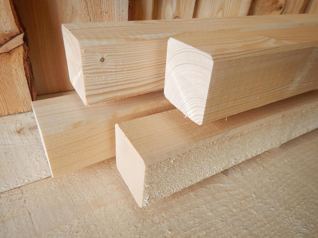 Fichte 10x10cm KVH Nsi gehobelt KANTHOLZ BALKEN SCHALUNG HOLZ BAUHOLZ 50cm LÄNGE (1), 1