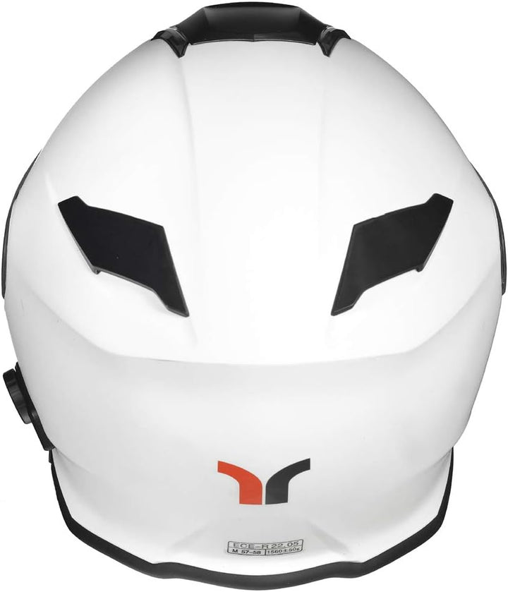 RS-983 Bluetooth Klapphelm Motorradhelm Conzept Motorrad Modular Helm rueger Matt Weiss XS (53-54),