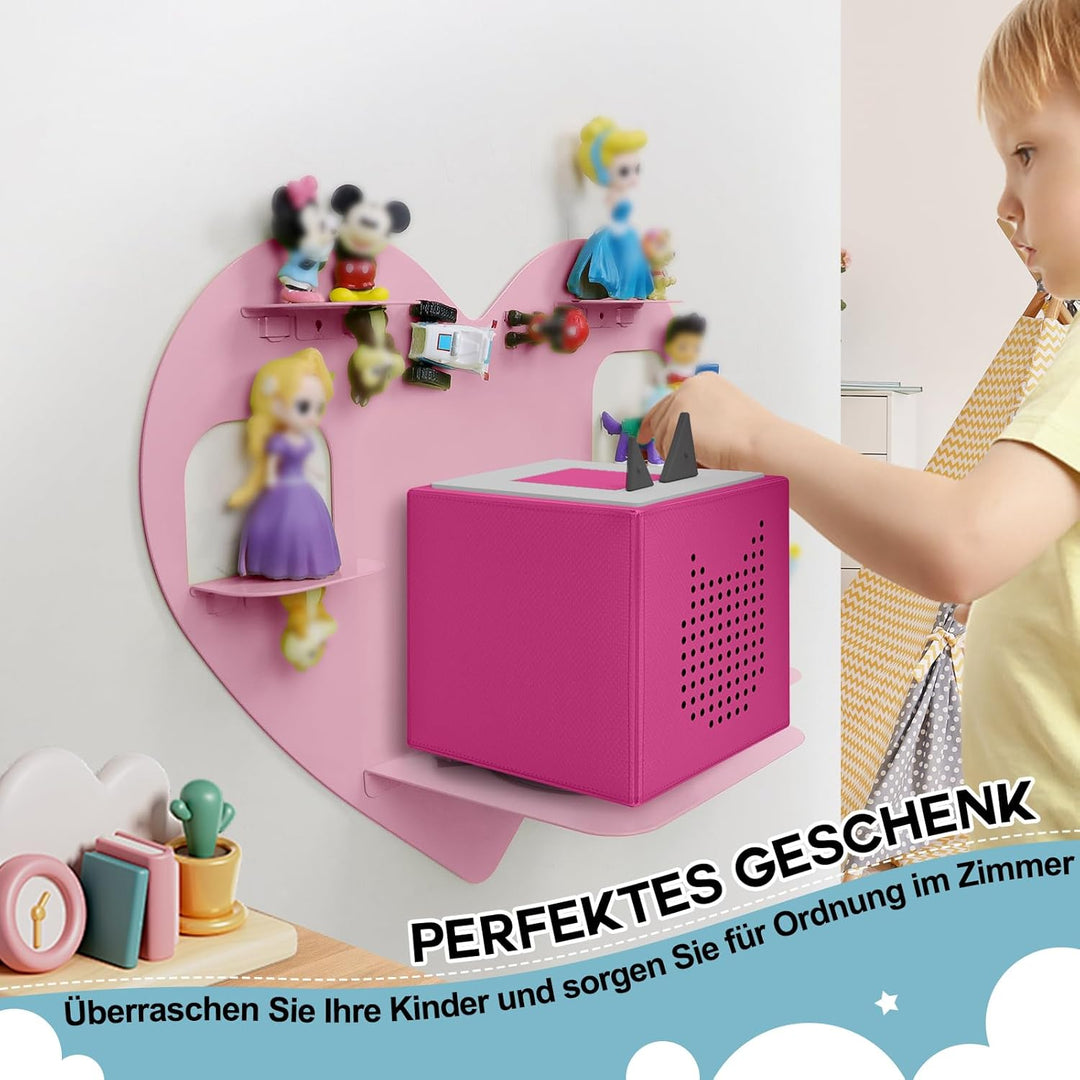 Regal für Toniebox & Tonie Figures Aufbewahrung, Storage Rack for 15-20 Tonie Figures, Magnetisches