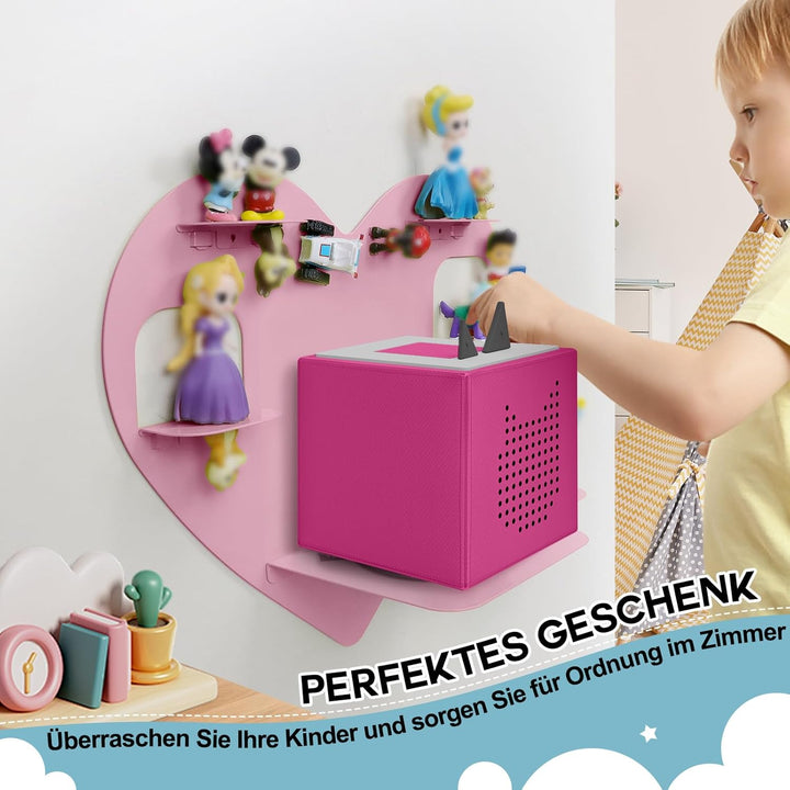 Regal für Toniebox & Tonie Figures Aufbewahrung, Storage Rack for 15-20 Tonie Figures, Magnetisches