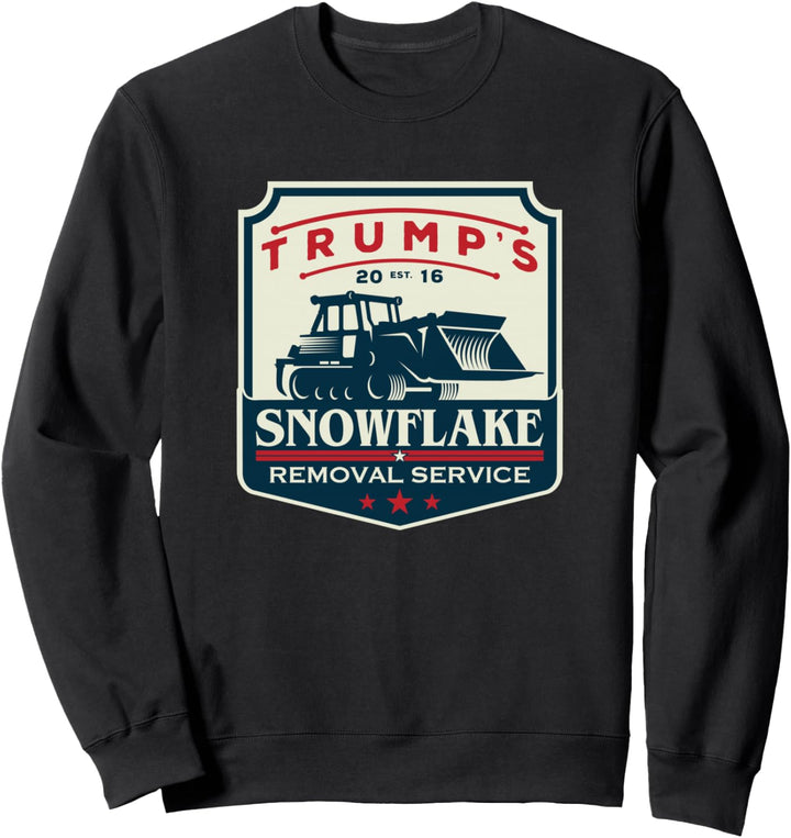 Trump's Schneeflocken-Räumdienst, Lustiger Donald Trump 2020 Sweatshirt