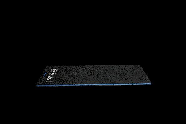 KS TOOLS Faltbare Mechaniker-Schutzmatte, 1200 x 400 x 23 mm