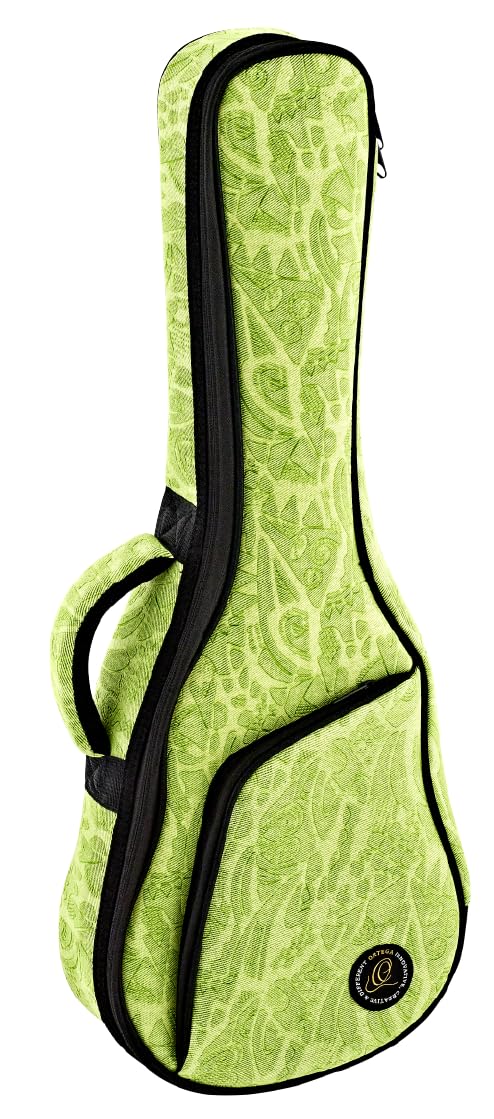 ORTEGA Gigbag für Tenor Ukulelen - Denim Look Green (OUB-TE-GRJ)