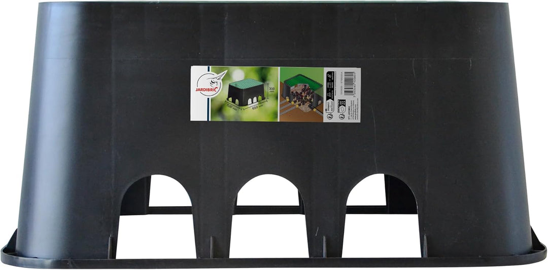 Jardibric - Rechteckiger Jumbo-Auszug, 650 x 530 x 300 mm – 1 bis 6 Ventile