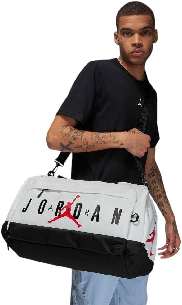 Jordan Herren Jam Velocity 46L Duffel, White, S