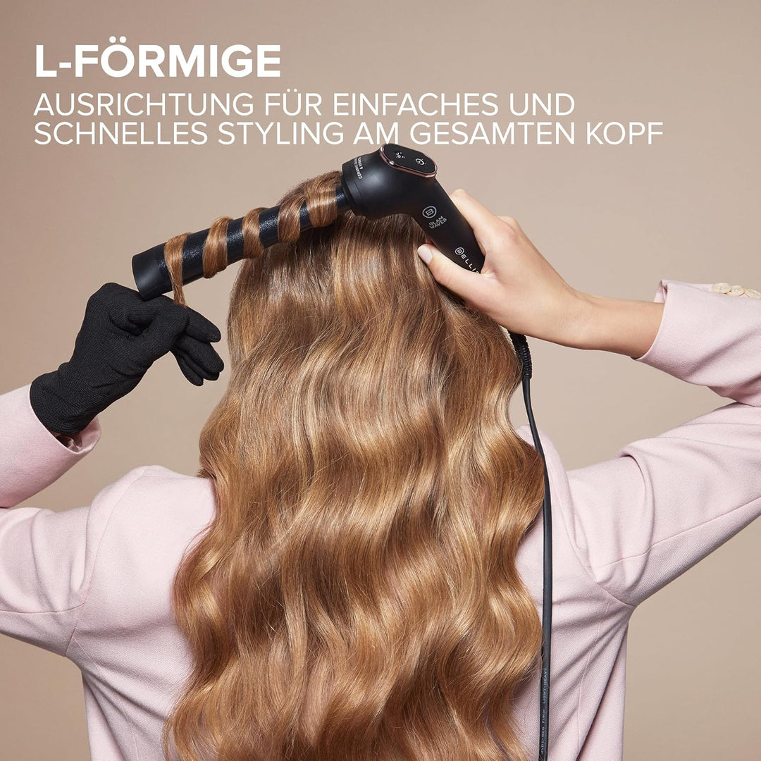 Bellissima Glam Waves, Lockenstab, konische Form, Display, 5 Temperaturen, Diamon-Keramik- und Kerat