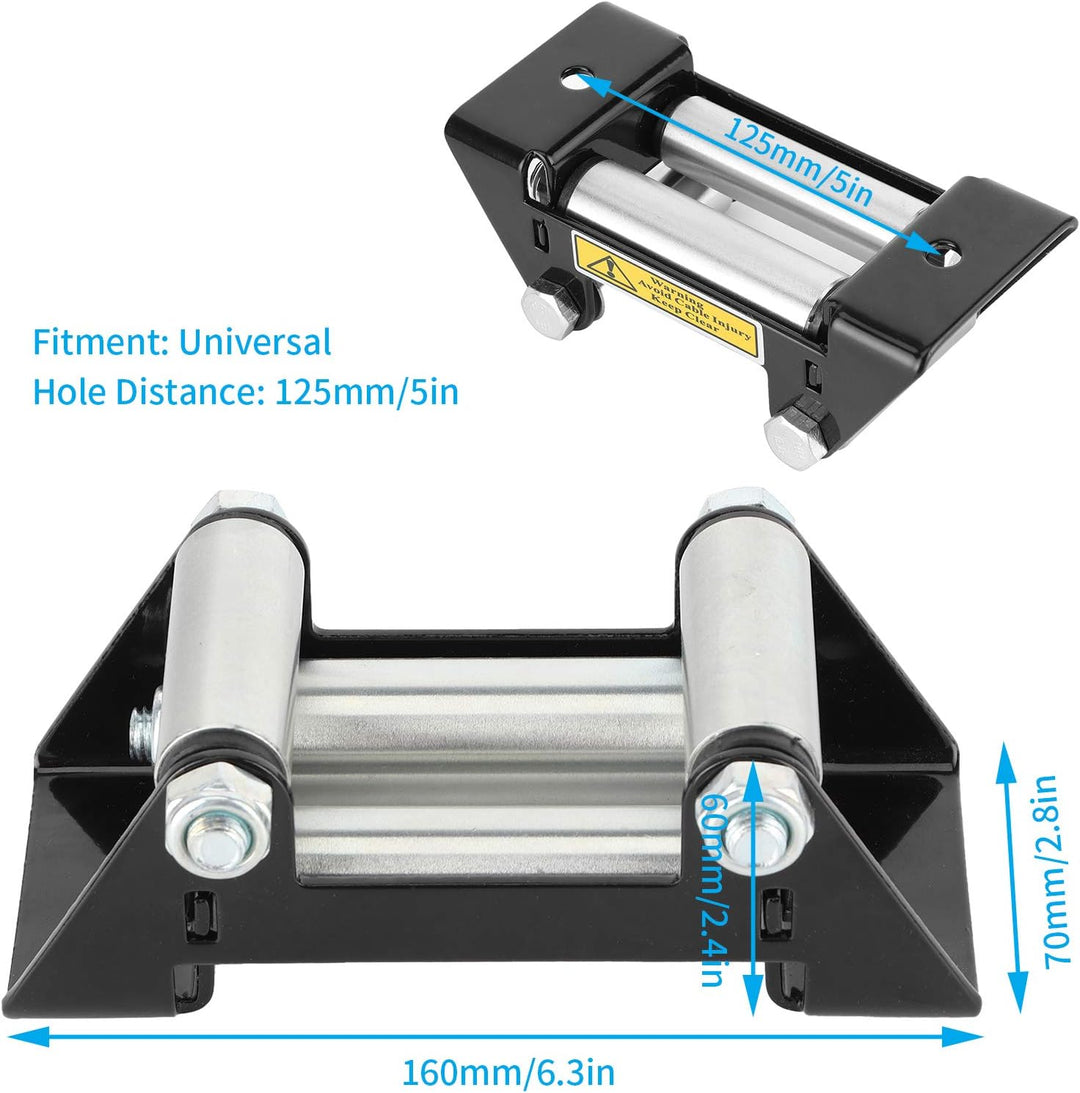 Seilwinde Seilrolle Seilführung Robust Nebeneinander 125 Mm Universell Fairlead einheiten des Fairle