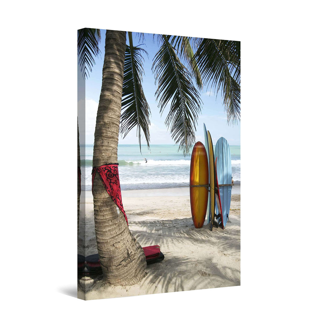 Startonight Bilder Surfen in Bali, Leinwandbilder Moderne Kunst, Landschaft Wanddeko Kunstdrucke, Wa