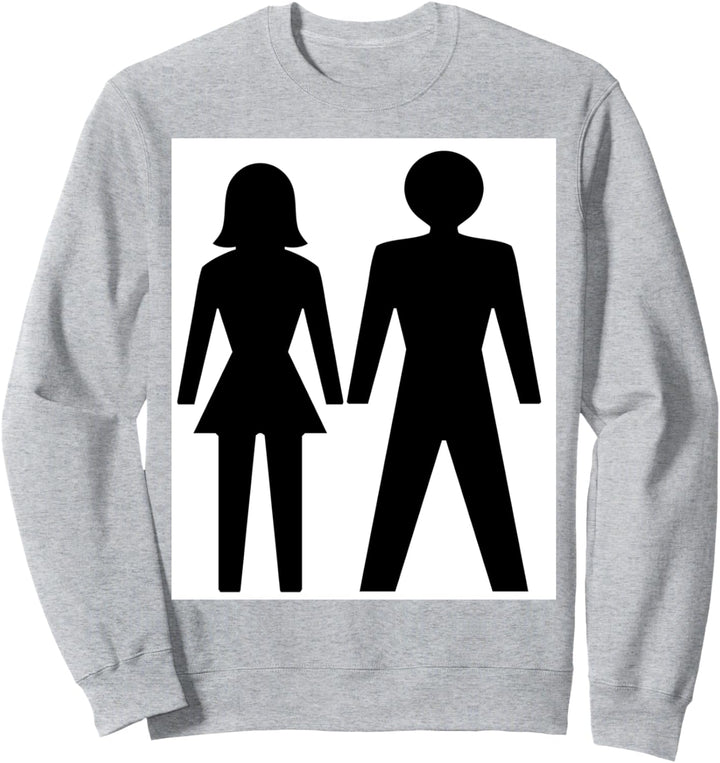 Mann Frau Paar Sweatshirt