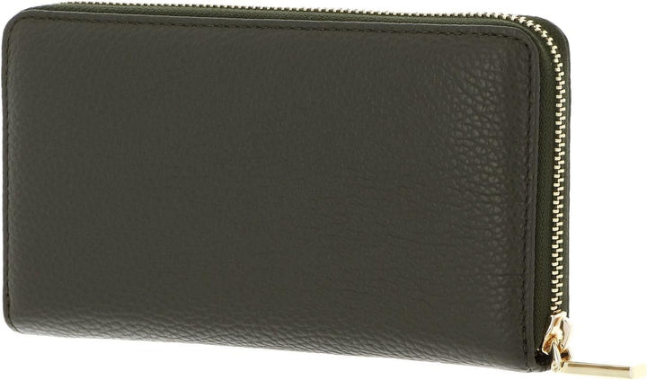 Coccinelle Leder Geldbörse Metallic Soft Wallet Grained Leather Alga grün Alga Einheitsgrösse, Alga