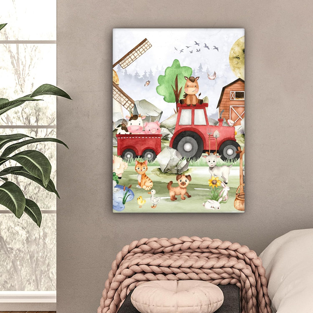 MuchoWow© Leinwand 50x70 cm Deko Schlafzimmer Aesthetic Leinwandbilder Wohnzimmer Gemälde Foto Gesch
