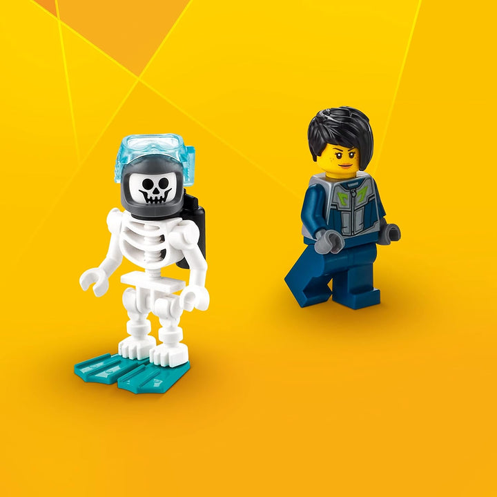 LEGO Creator 3-in-1 Sunken Treasure Mission 31130 Building Toy Set für Kinder, Jungen und Mädchen im
