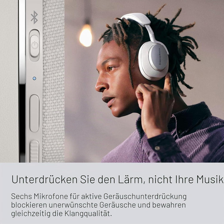 Bowers & Wilkins Px7 S2 Bluetooth Noise Canceling Headphones, Wireless, Qualcomm aptX™ Adaptive & Fa