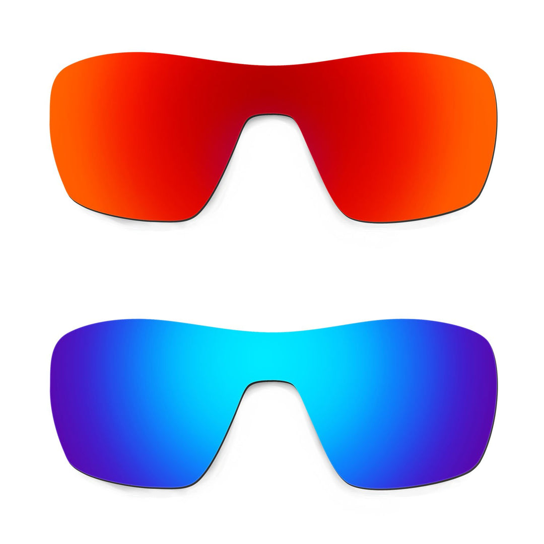 HKUCO Plus Mens Replacement Lenses For Oakley Offshoot Sunglasses Red/Blue Polarized