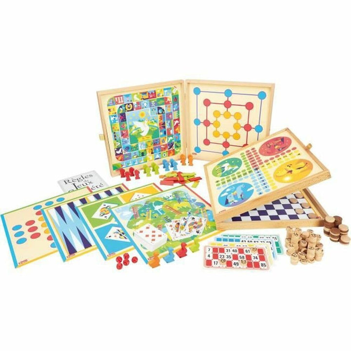 JeuJura 8124 – Coffret de Klassiker Spiel 150, Regeln – Spielsteine Holz
