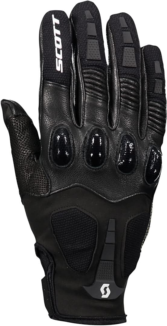 Scott Assault Pro MX DH Motorrad Handschuhe schwarz/weiss 2024: Grösse: XL (11)