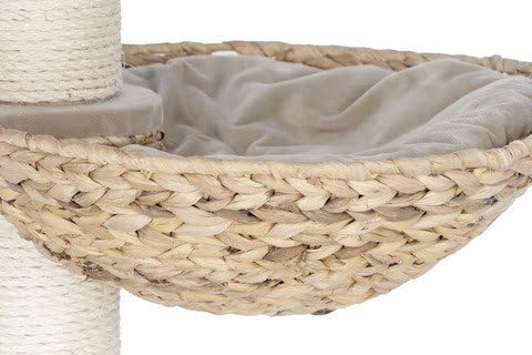 Kerbl 81593 Katzen Kratzbaum Banana Leaf Tower 70x50x144 cm, beige, Einheitsgrösse beige / braun 1 S