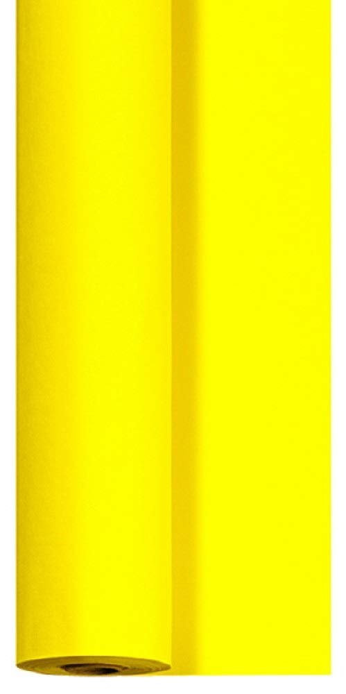 Duni Dunicel Tischdeckenrolle Gelb 1,18 m x 25 m, Tischdecke gelb