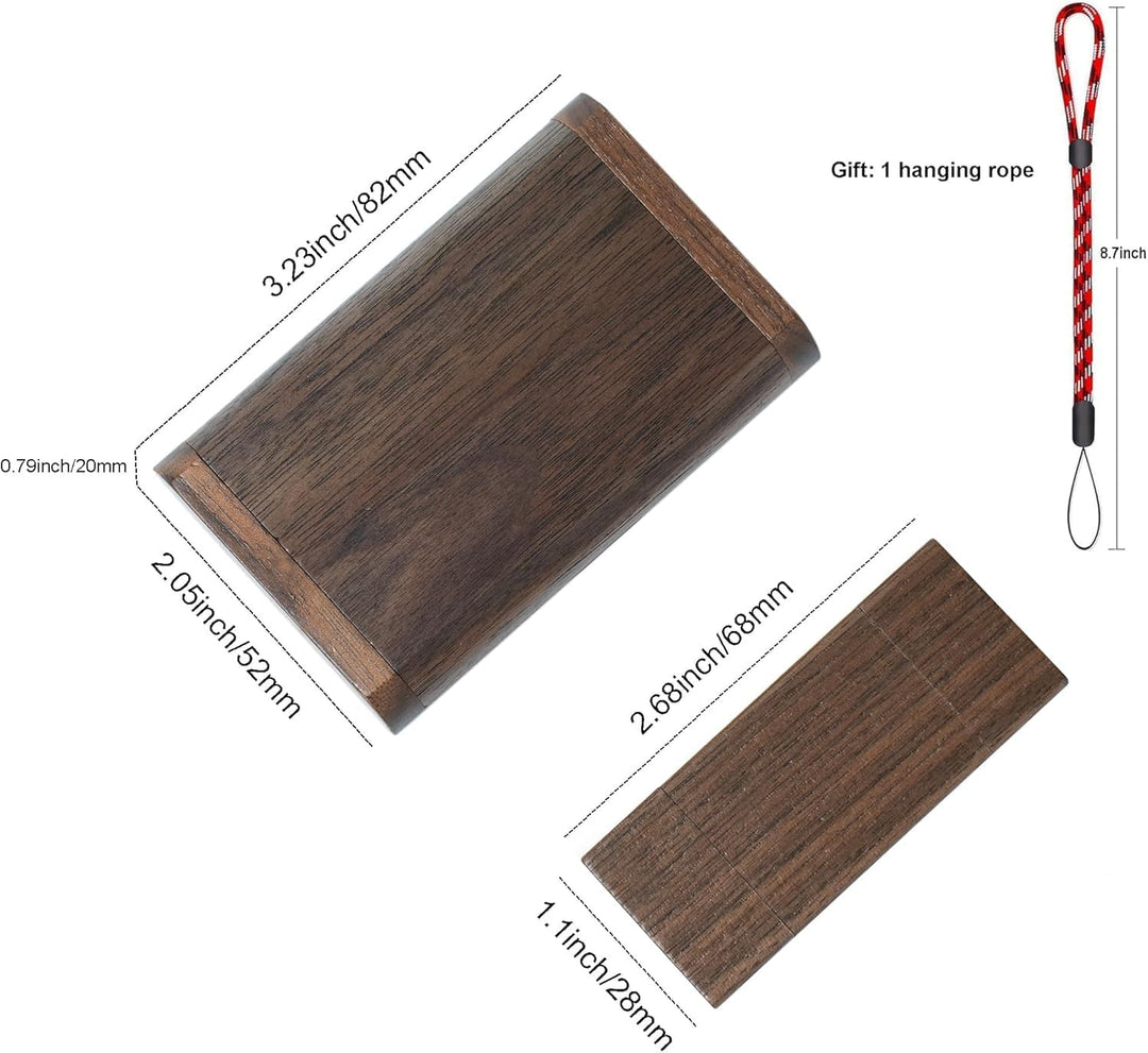 Walnut Wood Box USB C Flash Drive 16GB 1 Stück, OTG USB C Pen Drive, USB 3.0 und USB C Flash Drive,