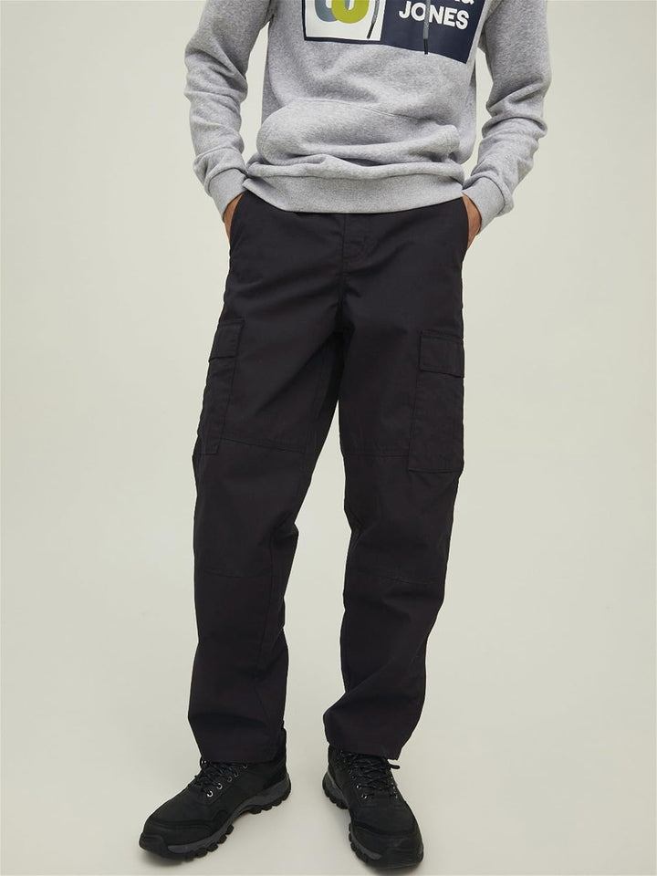 JACK & JONES Herren Jpstbill Jjflint Sa Ln Cargohose 31W / 30L Schwarz, 31W / 30L Schwarz