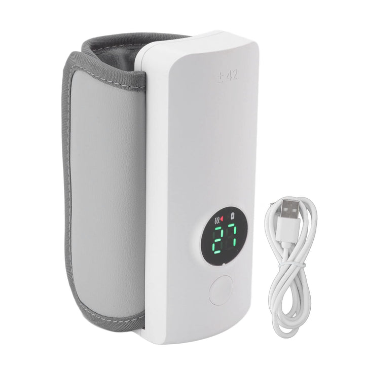 Babyflaschen-Kühltasche, ABS-Milchflaschen-Kühltasche, 18 W Tragbares Baby-Fütterungsgerät mit USB-A