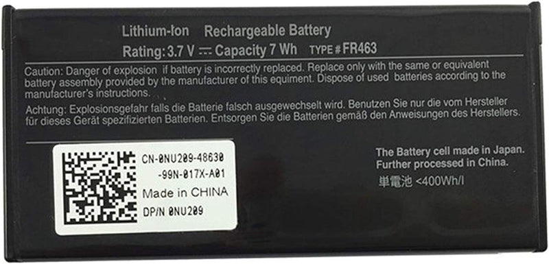 ASKC 3.7V 7Wh FR463 Laptop Akku für Dell Poweredge Perc 5i 6i PowerEdge 1950 2900 2950 6850 6950 R51