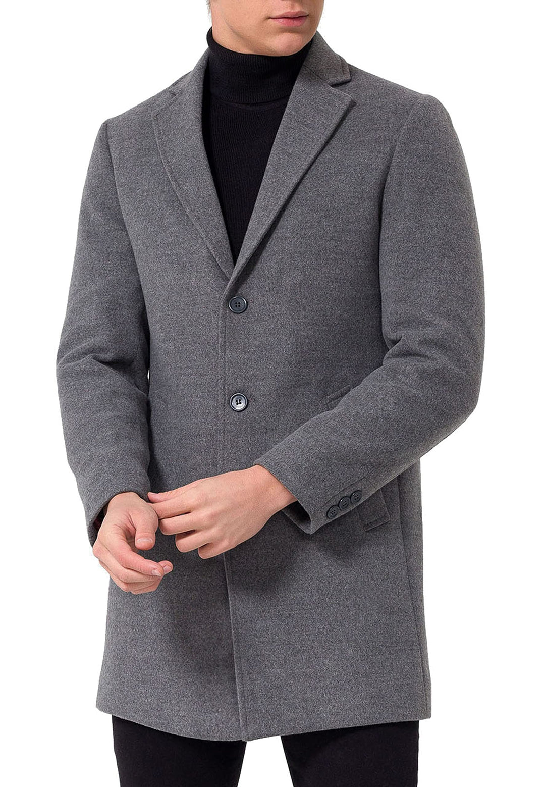 Red Bridge Herren Jacke Trenchcoat Mantel L Grau, L Grau