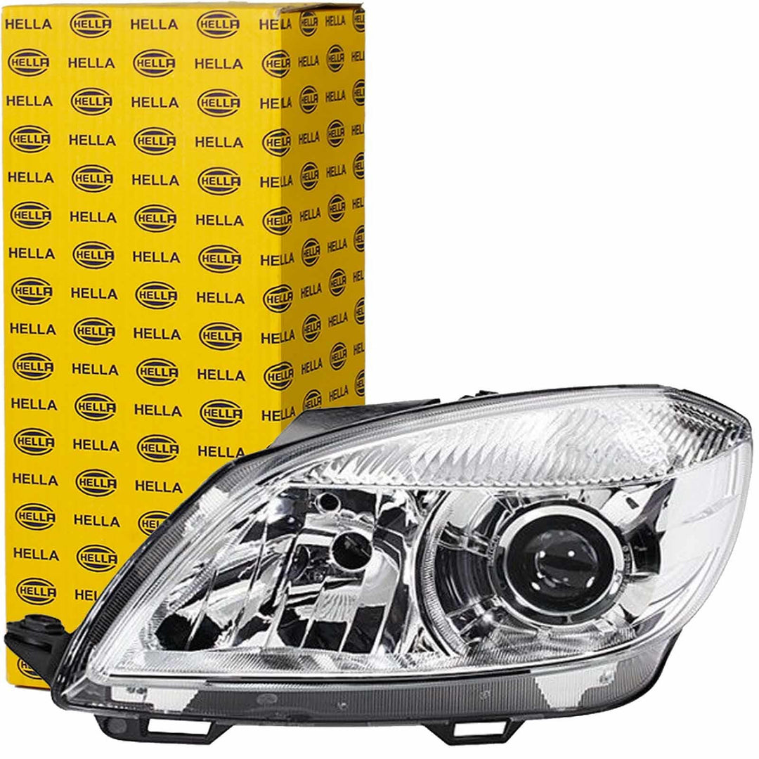 HELLA 1EL 010 417-371 DE/FF/Halogen-Hauptscheinwerfer - links - für u.a. Skoda Fabia II (542) Links