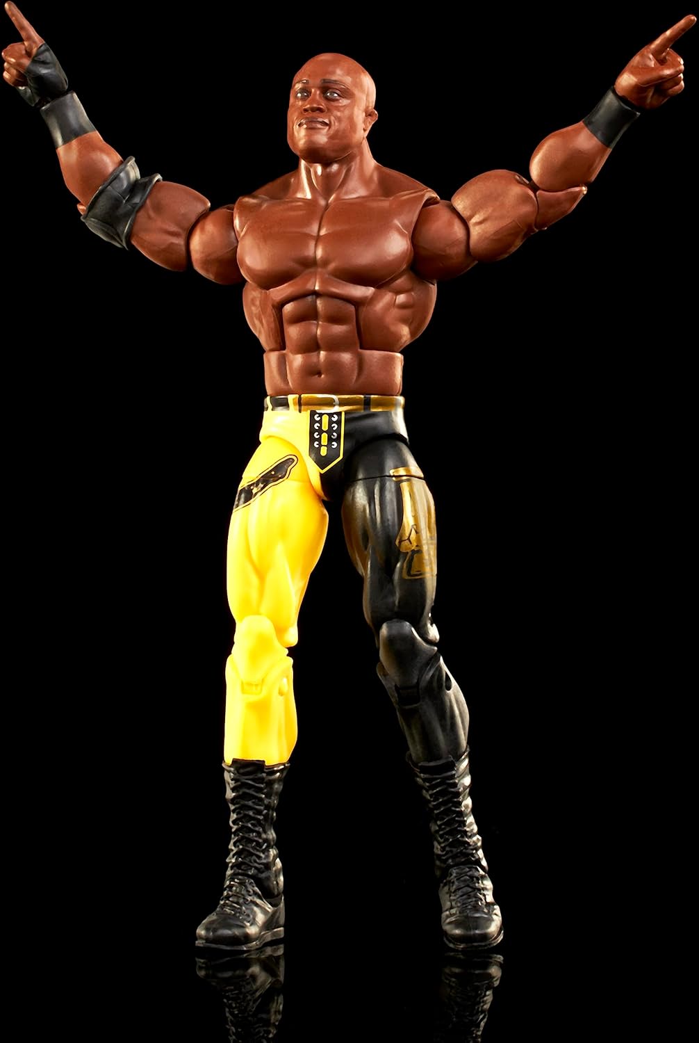 Mattel WWE Bobby Lashley Elite Collection Actionfigur mit Zubehör, Artikulation und naturgetreuem De