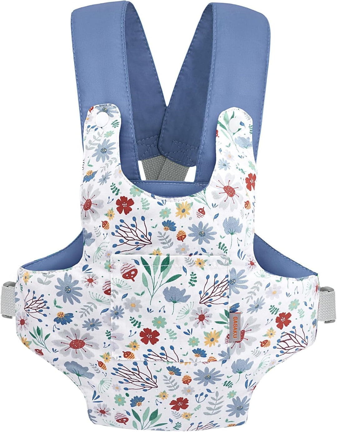 GAGAKU Puppentrage Puppenzubehör Babytrage für Puppen Bauchtrage mit verstellbaren Trägern Kinder Pu