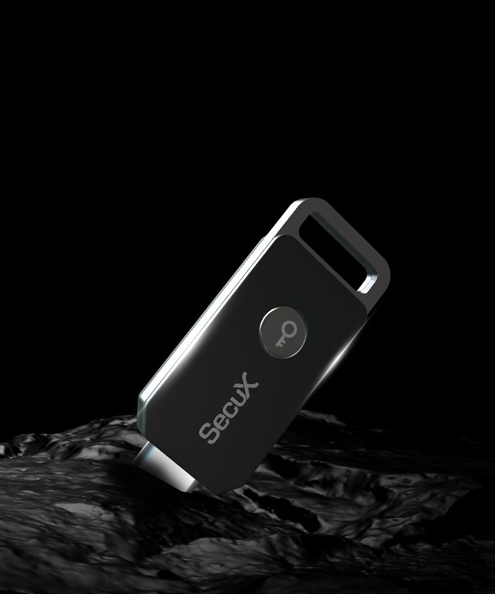 SecuX PUFido USB-C-Sicherheitsschlüssel mit PUF-Technologie, FIDO2/U2F-zertifiziert, Hardware-geroot