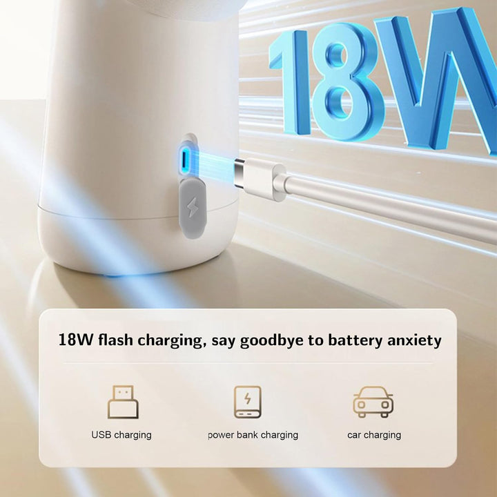 Tonysa Tragbarer Elektrischer Wasserkocher 350 Ml, Edelstahl, 27000 -mAh -Akku, USB Antrieb, für Aut