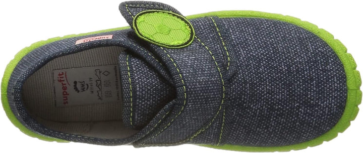 Superfit Jungen Bill Hausschuhe 23 EU Blau Grün 8030, 23 EU Blau Gr&#xFC;n 8030