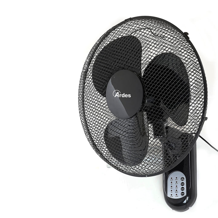 ARDES - AR5W40R Wandventilator mit 3 rotierenden Flügeln (40 cm), Fernbedienung, automatische Oszill