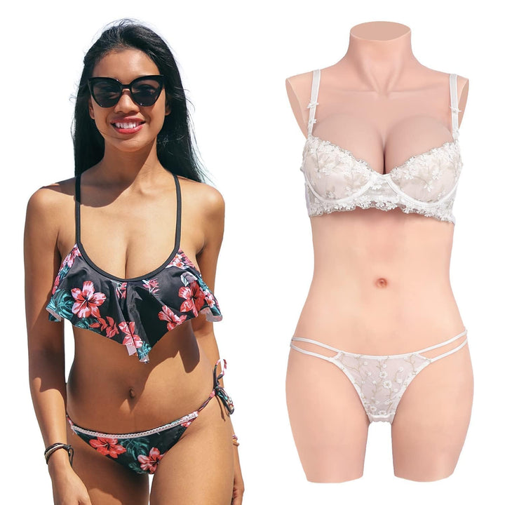 CYOMI Silikon Brüste Brustformen Realistisch Brustplatten Mit Katheter silikon Bodysuit für Crossdre