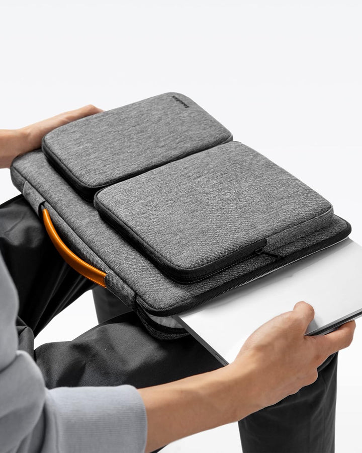 tomtoc 360° Tasche Hülle für 13 Zoll MacBook Air M2/A2681 M1/A2337 2022-2018, 13" MacBook Pro M2/A26