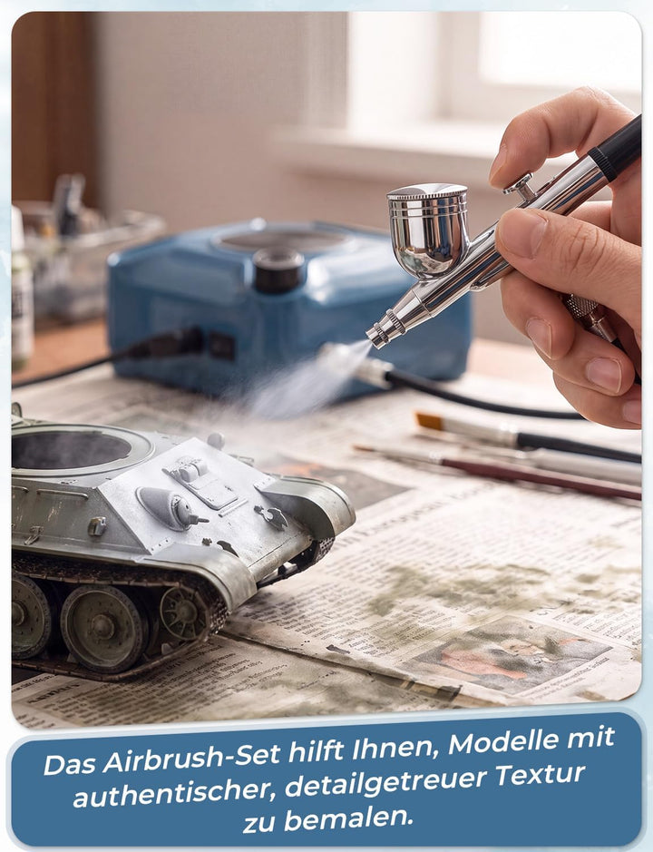 Oasser Airbrush Set 36 PSI mit Kompressor