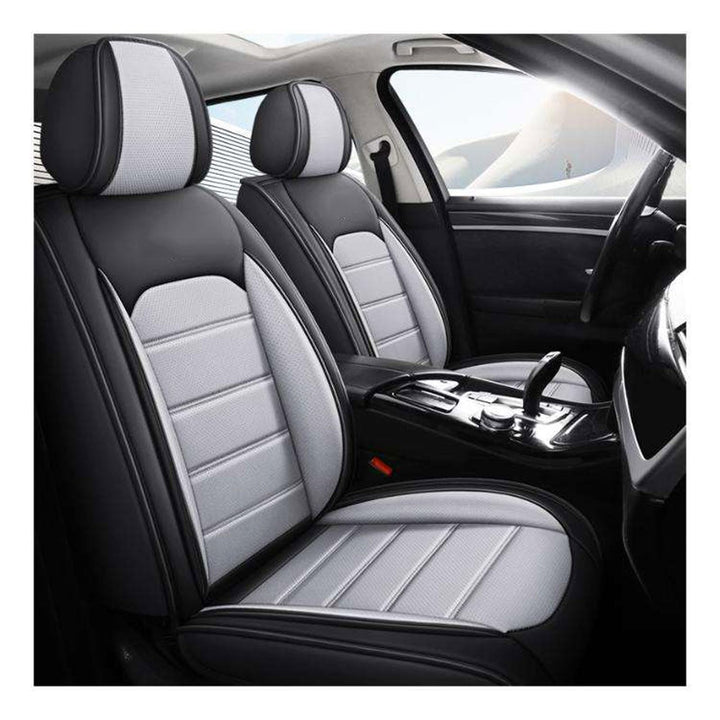 Sitzbezüge Auto 5 Stück für BMW 4 Series Sitzbezug Auto Set Leder Vordersitze Schonbezug Autositze R
