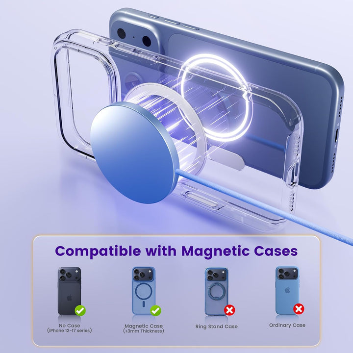 25 W magnetisches kabelloses Ladegerät: Qi2.2 Qi2 Schnellladepad für iPhone 17, 16, 15, 14, 13, 12 P