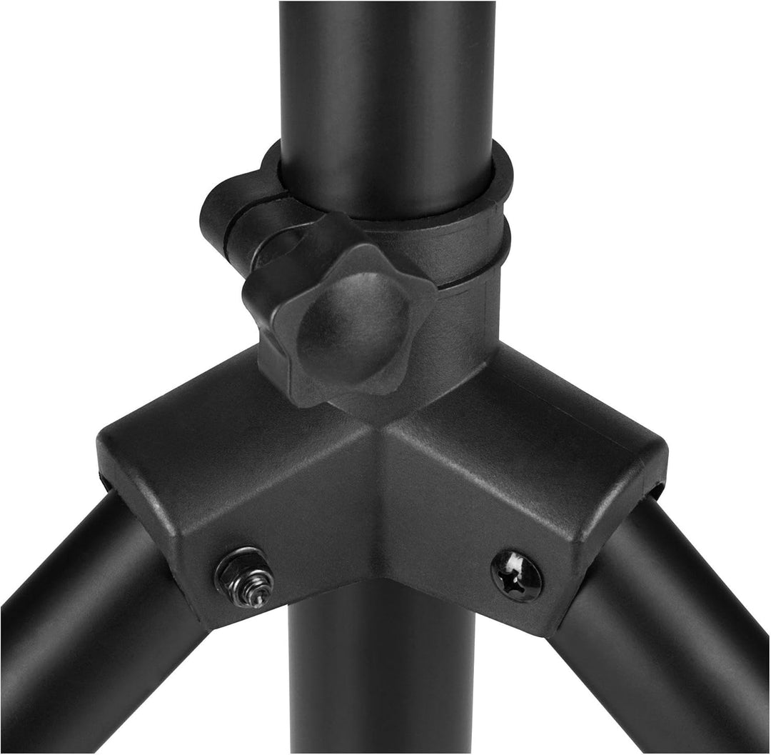 Pronomic SPS-1S Boxenstativ Stahl - Boxenständer mit Stabiler extra breiter Dreibein-Konstruktion -