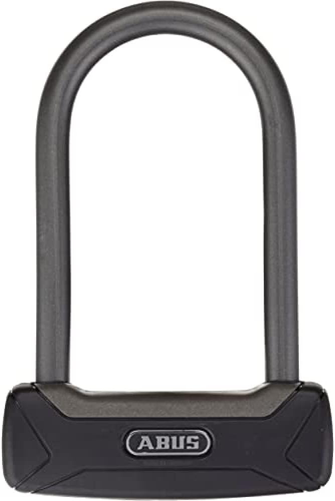 ABUS Bügelschloss Granit Plus 640/135HB150 - ABUS-Sicherheitslevel 12 - Schwarz & Schlaufenkabel Cob