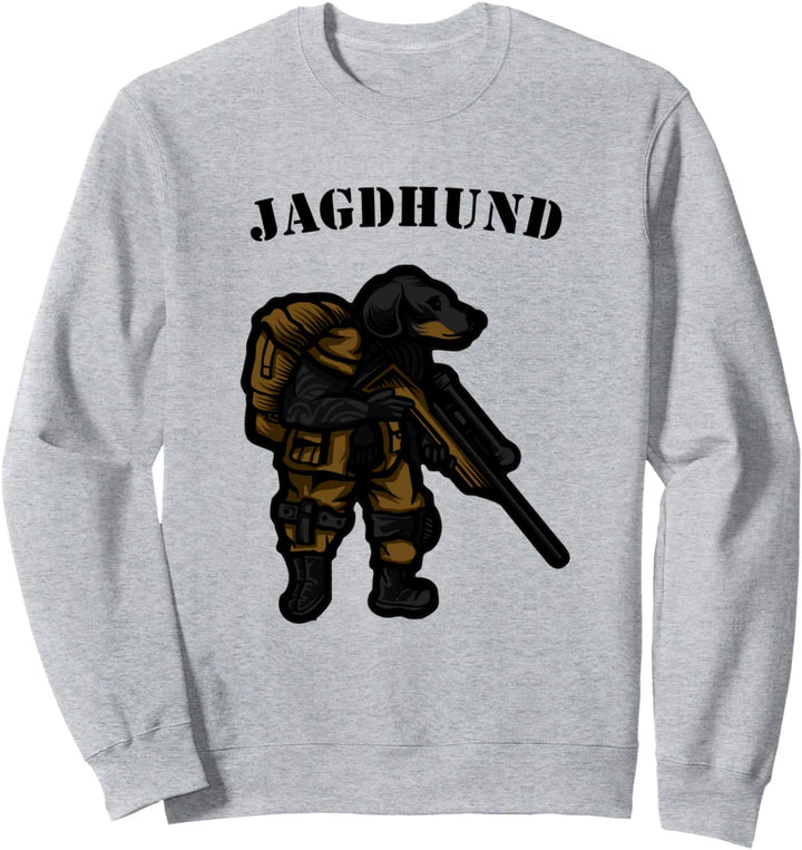 Jagdhund Jäger Soldat Dackel Dachshund Teckel Geschenkidee Sweatshirt